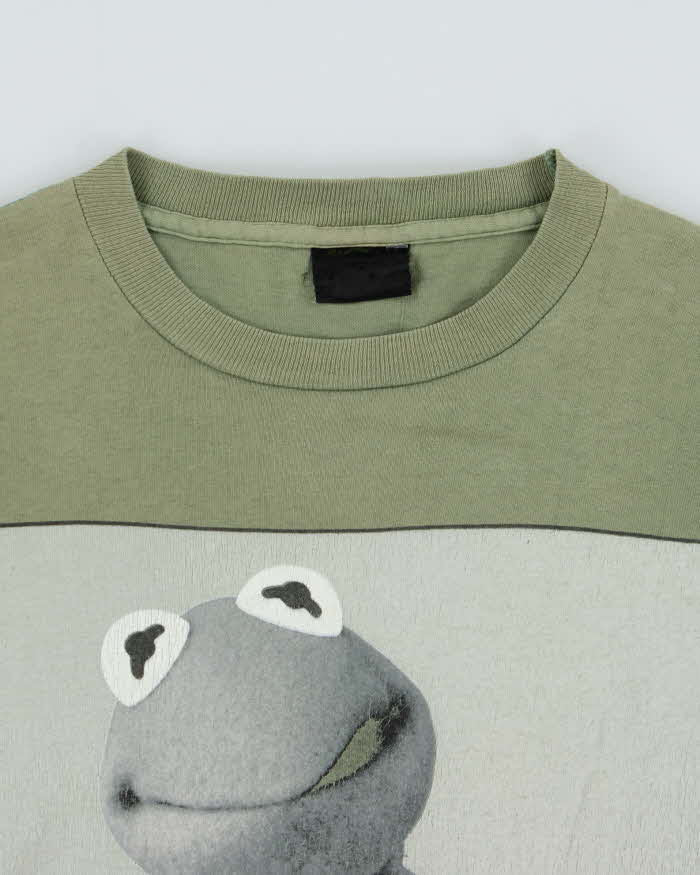 Vintage 1990s Jim Henson The Muppets 'Kermit Clein' Single Stitch Crewneck T-Shirt - L
