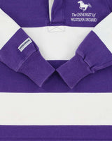 Vintage Y2K 00s Barbarian University Of Western Ontario Women's Long Sleeve Rugby Shirt - S