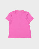 Vintage Y2K 00s Lauren Ralph Lauren Women's Hot Pink Short Sleeve Polo Shirt - M
