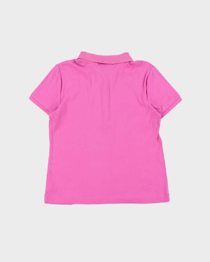 Vintage Y2K 00s Lauren Ralph Lauren Women's Hot Pink Short Sleeve