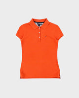 Vintage Y2K 00s Tommy Hilfiger Women's Short Sleeve Polo Shirt - S