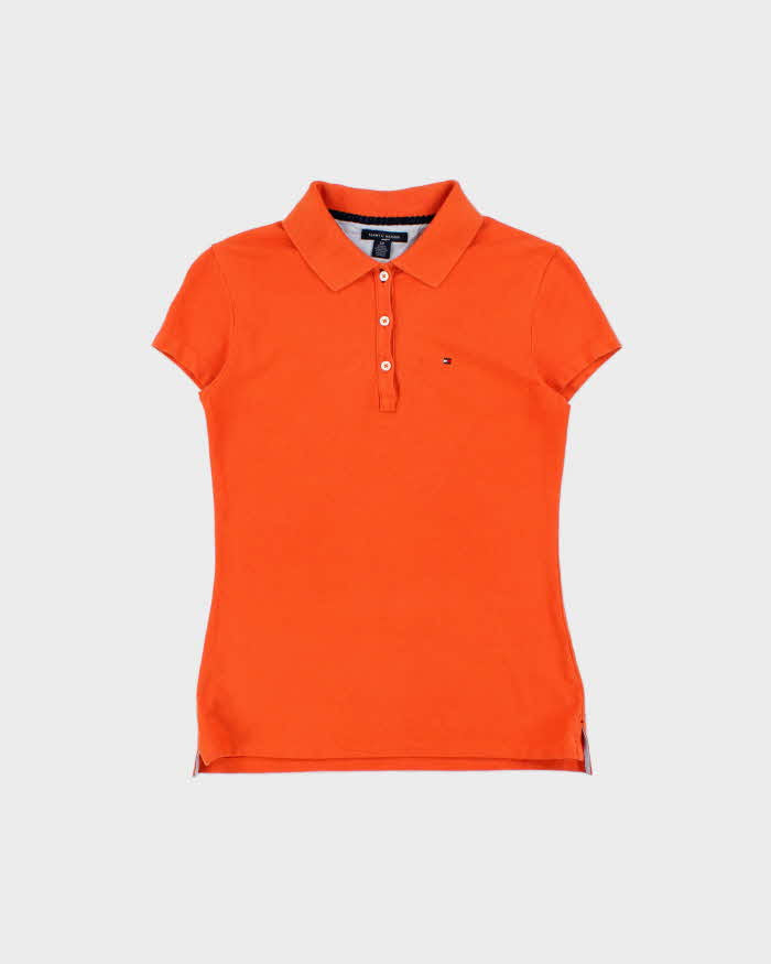 Vintage Y2K 00s Tommy Hilfiger Women's Short Sleeve Polo Shirt - S