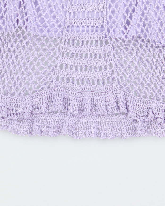 Vintage Y2k 2000s Seduction Crochet Cami Top - XS