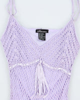 Vintage Y2k 2000s Seduction Crochet Cami Top - XS