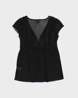 Vintage Y2k 2000s Talula Mesh Blouse - M