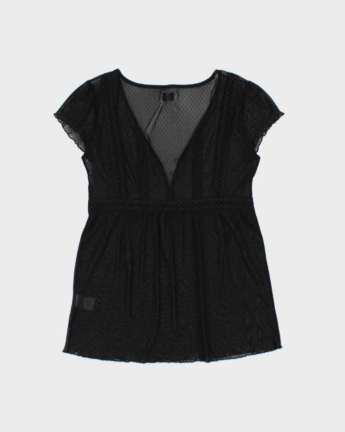 Vintage Y2k 2000s Talula Mesh Blouse - M