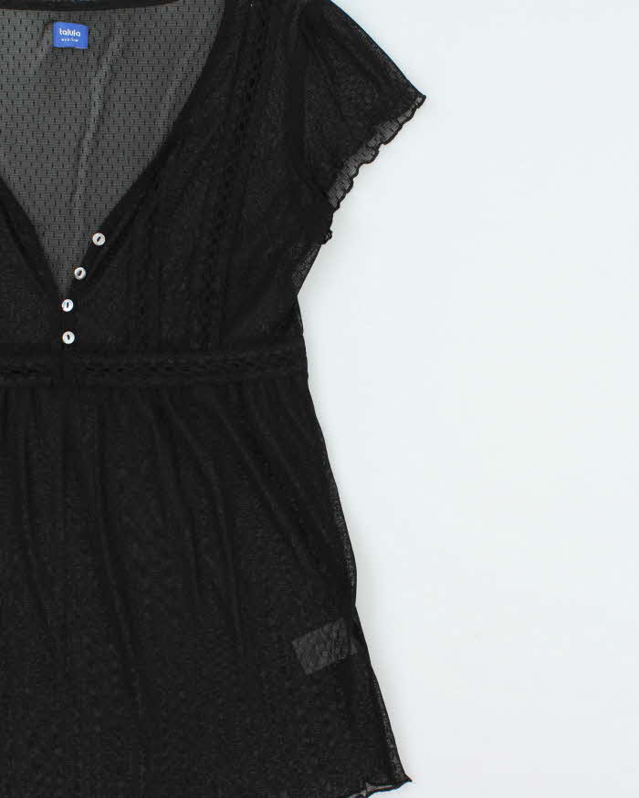 Vintage Y2k 2000s Talula Mesh Blouse - M