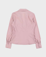 Vintage Y2k 2000s Mexx Dusty Pink Long Sleeve Blouse - M