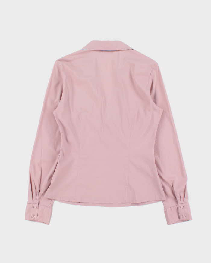 Vintage Y2k 2000s Mexx Dusty Pink Long Sleeve Blouse - M