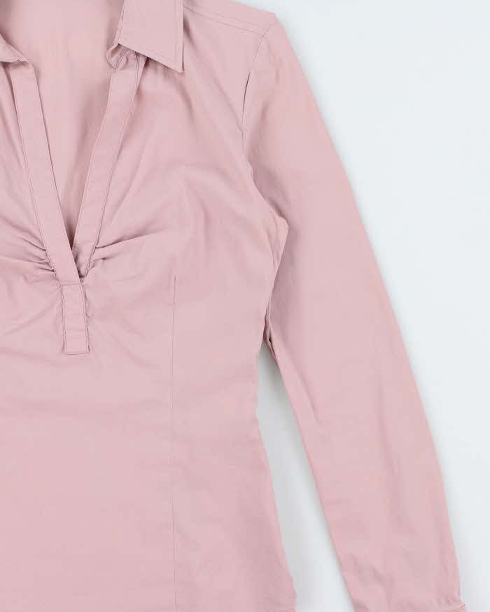 Vintage Y2k 2000s Mexx Dusty Pink Long Sleeve Blouse - M