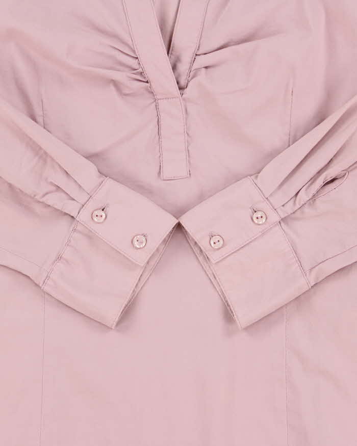 Vintage Y2k 2000s Mexx Dusty Pink Long Sleeve Blouse - M