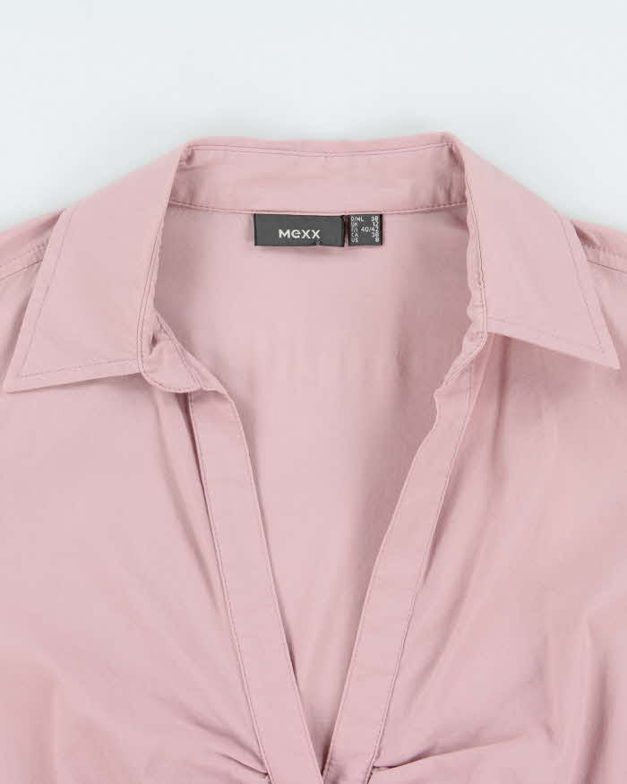 Vintage Y2k 2000s Mexx Dusty Pink Long Sleeve Blouse - M