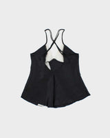 Vintage Y2k 2000s Shirley Of Hollywood Satin Backless Cami - S