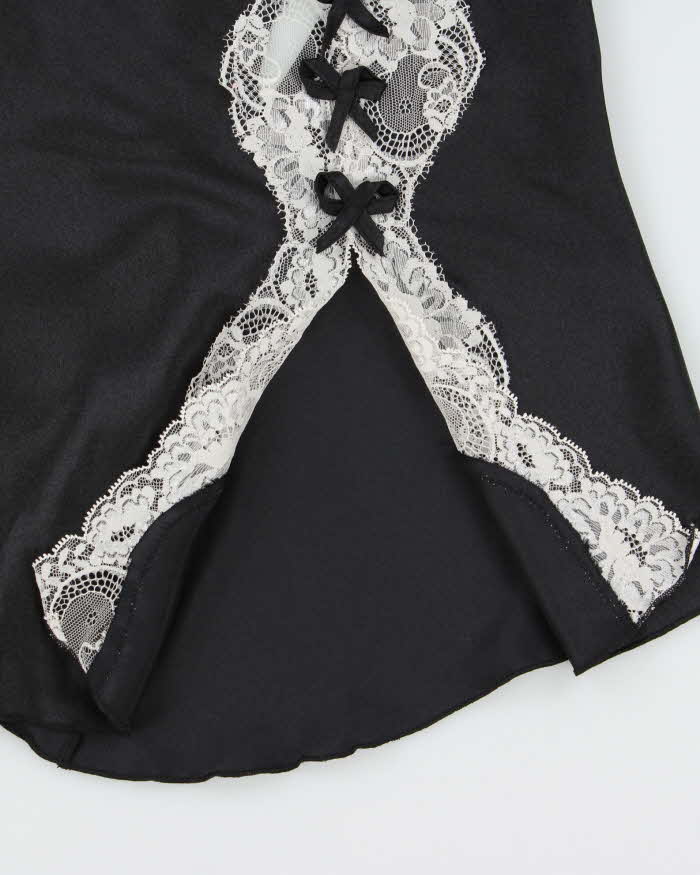 Vintage Y2k 2000s Shirley Of Hollywood Satin Backless Cami - S