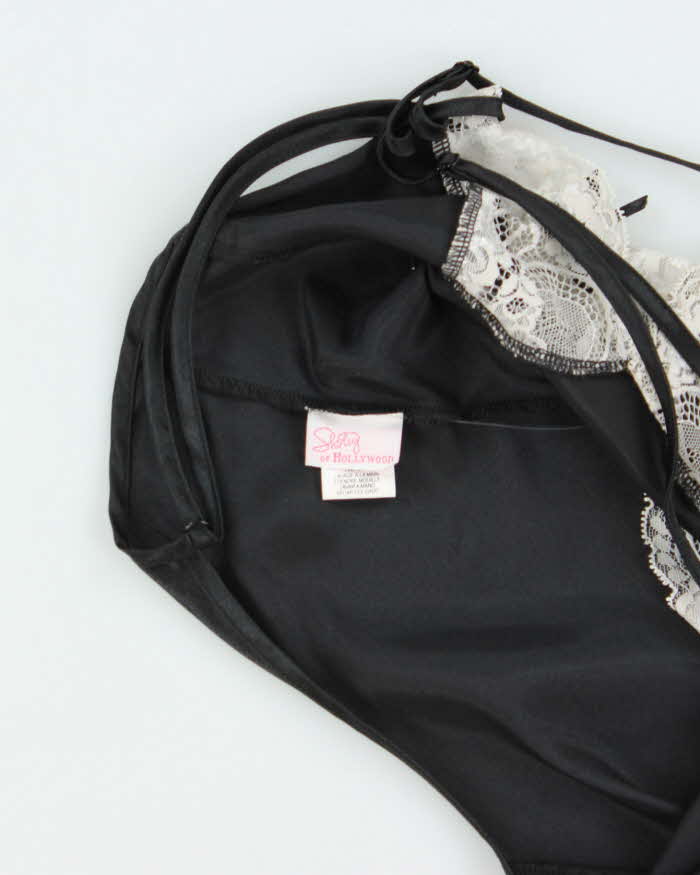 Vintage Y2k 2000s Shirley Of Hollywood Satin Backless Cami - S
