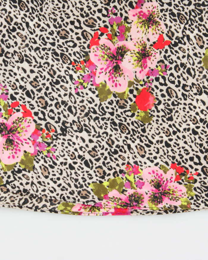 Vintage Y2k 2000s Victoria's Secret Animal Print Satin Cami Top - S