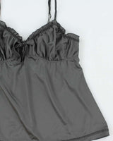Vintage Y2k 2000s La Senza Satin Cami Top - L