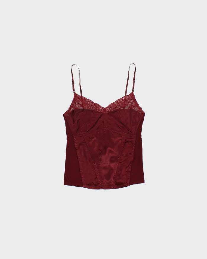 Vintage Y2k 2000s DKNY Silk Blend Cami Top - XS