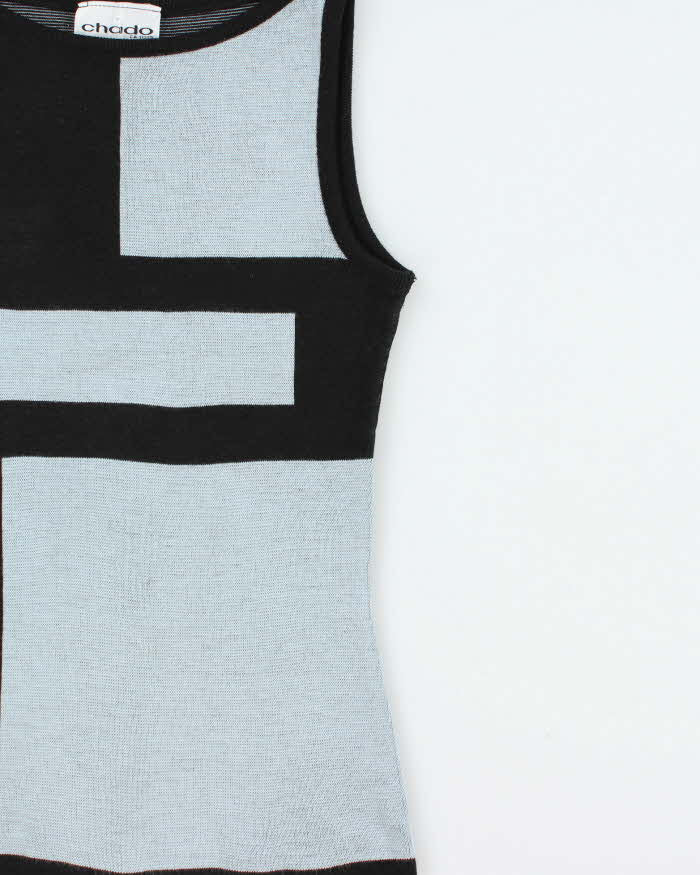 Vintage 1990s Chado Boatneck Knit Top - S