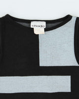 Vintage 1990s Chado Boatneck Knit Top - S