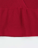 Vintage 2000s August Silk Ribbed Knit Silk Blend Top - M