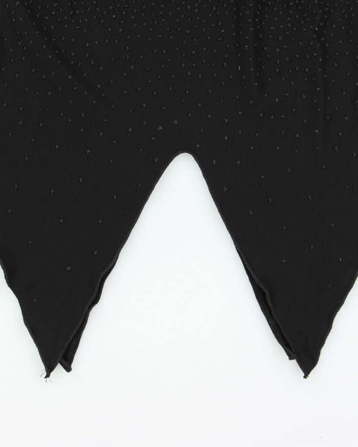 Vintage 1990s Jubi U.S.A Beaded Asymmetric Hem Cami Top - M