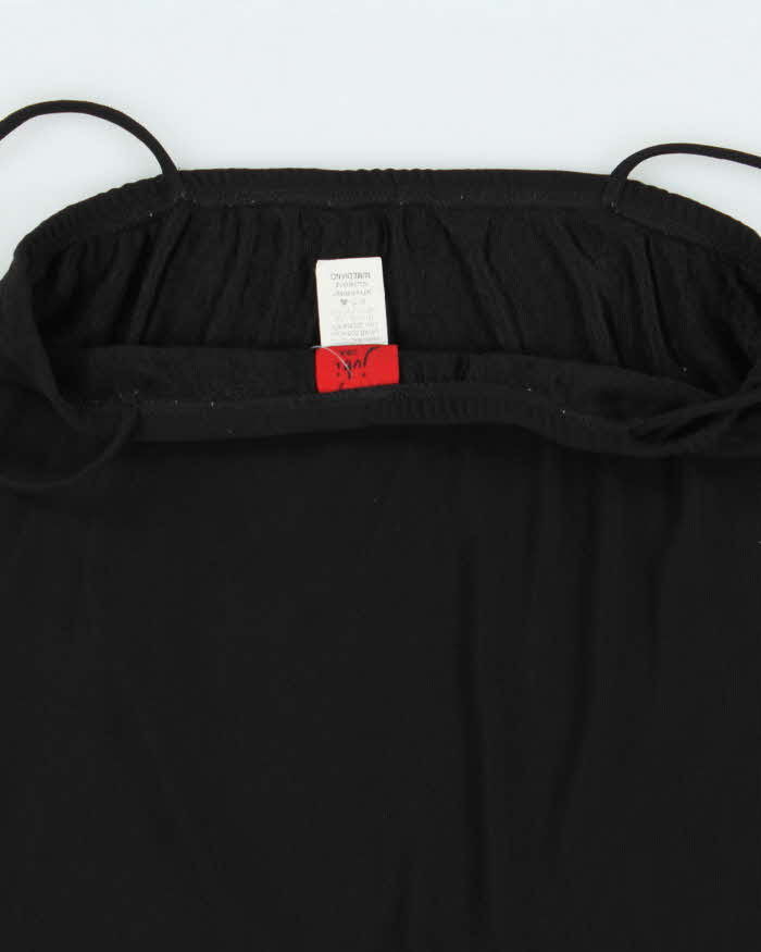 Vintage 1990s Jubi U.S.A Beaded Asymmetric Hem Cami Top - M