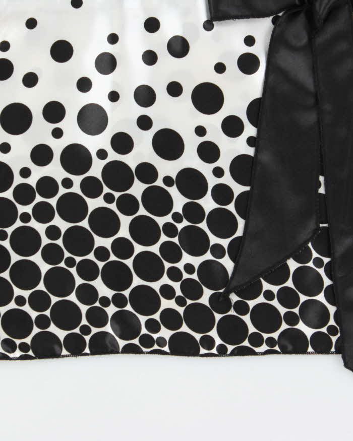 Vintage Y2k 2000s Heart Soul Spotty Polka Dot Satin Cami Top - S