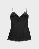 Vintage Y2k 2000s Esprit Satin &amp; Velvet Cami Top - M