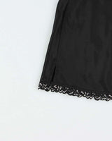 Vintage Y2k 2000s Esprit Satin &amp; Velvet Cami Top - M