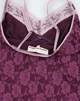Vintage Y2k 2000s Costa Blanca Lace Cami Top - S