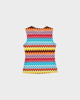 Vintage 1990s Talula Geometric Fine Knit Top - XS