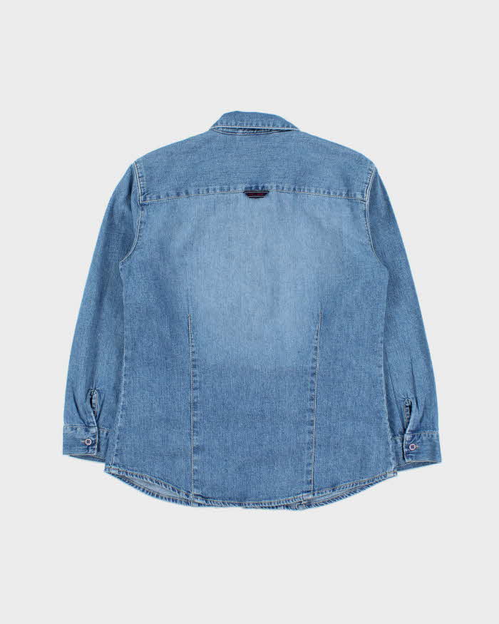 Vintage 2000s DKNY Jeans Zip-up Blouse - M