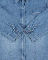 Vintage 2000s DKNY Jeans Zip-up Blouse - M