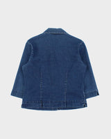 Vintage Eddie Bauer 3/4 Length Sleeve Denim Blouse - S