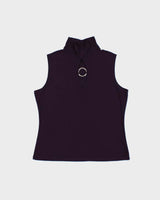 Vintage 1990s Suzie In The City O Ring High neck Top - XL
