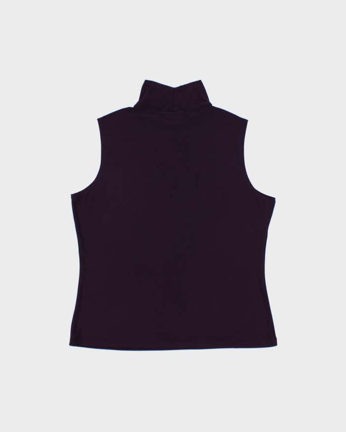 Vintage 1990s Suzie In The City O Ring High neck Top - XL