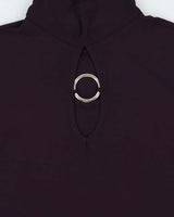 Vintage 1990s Suzie In The City O Ring High neck Top - XL