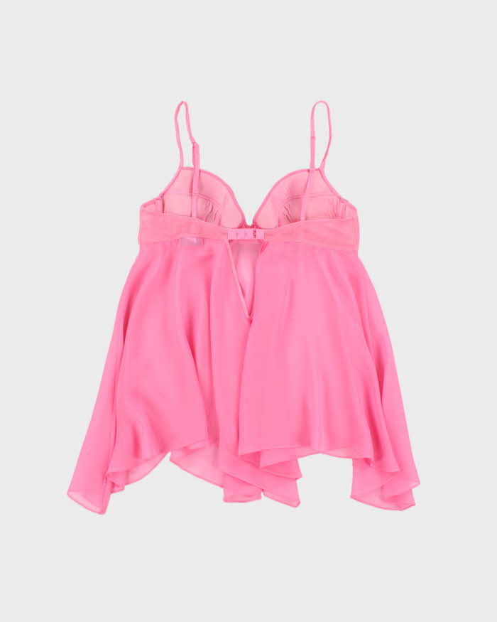 Vintage Y2k 2000s La Senza Fairy Hem Mesh Cami Top - M