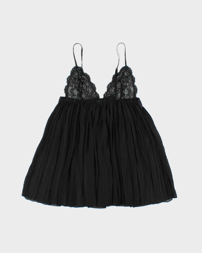 Vintage Y2k 2000s Victoria's Secret Mesh Pleated Crinkle Cami Top - S
