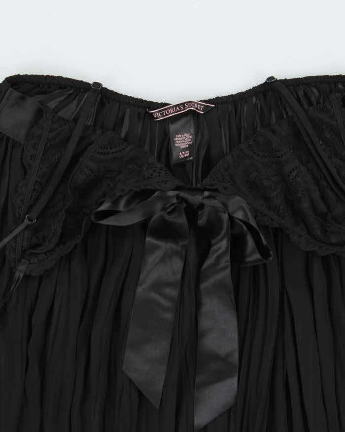 Vintage Y2k 2000s Victoria's Secret Mesh Pleated Crinkle Cami Top - S