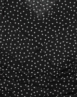 Vintage Y2k 2000s International Concepts Mesh Polka Dot Side Synched Top - XL
