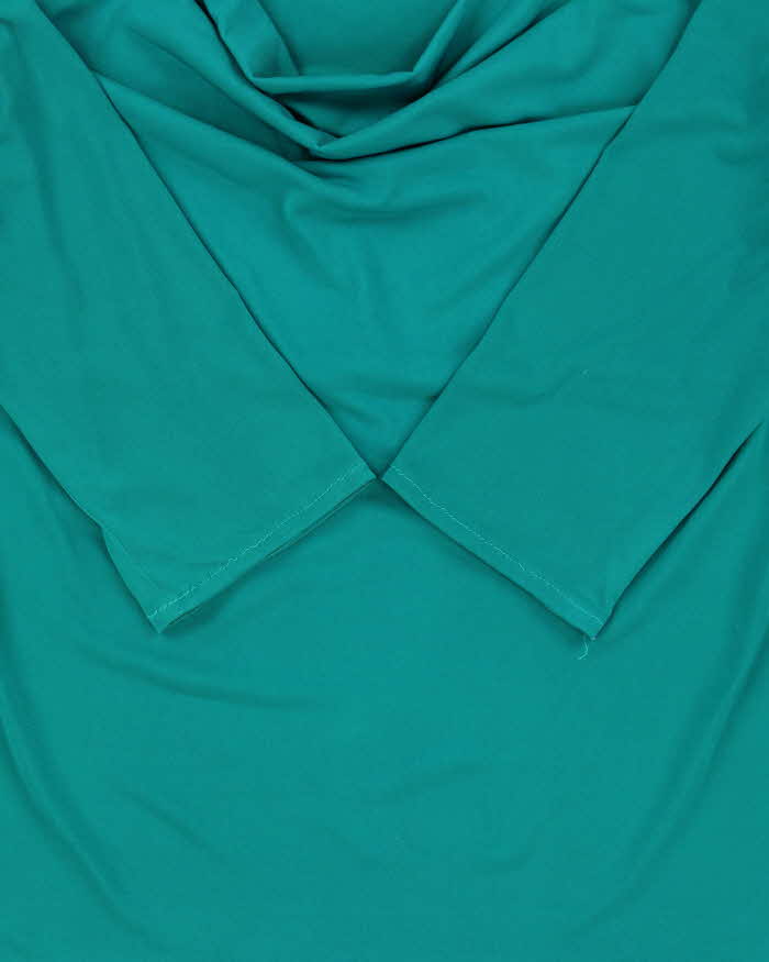 Vintage Y2k 2000s Shelley Klassen Cowl Neck Slinky Top - L