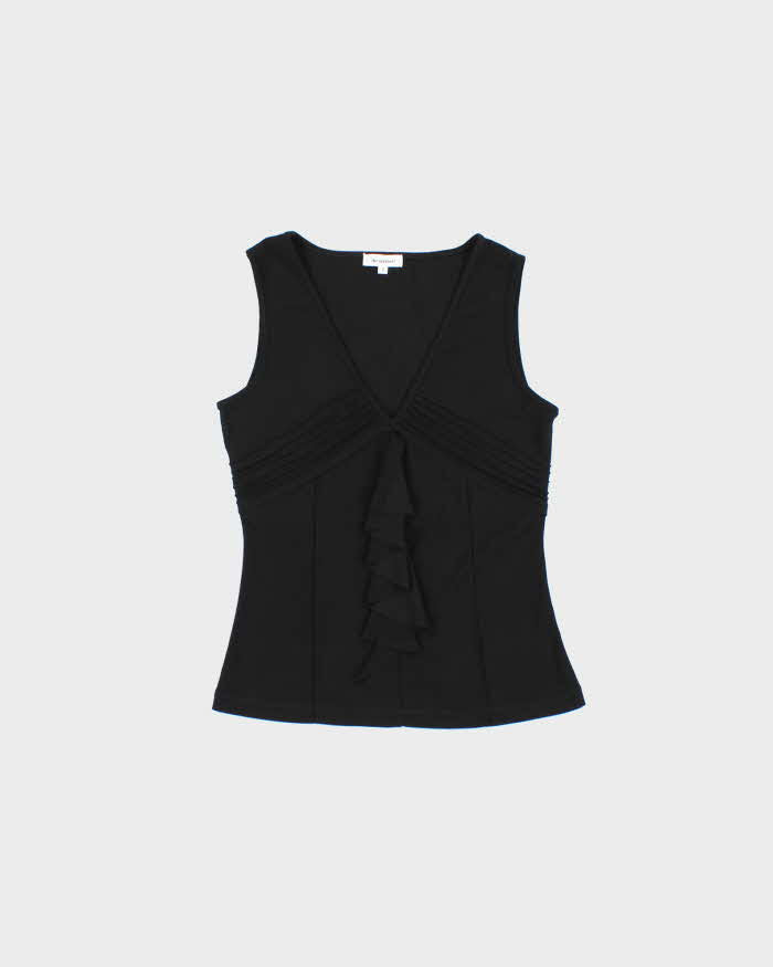 Vintage Y2k 2000s The Station Ruffle Sleeveless Top - S