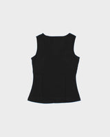 Vintage Y2k 2000s The Station Ruffle Sleeveless Top - S