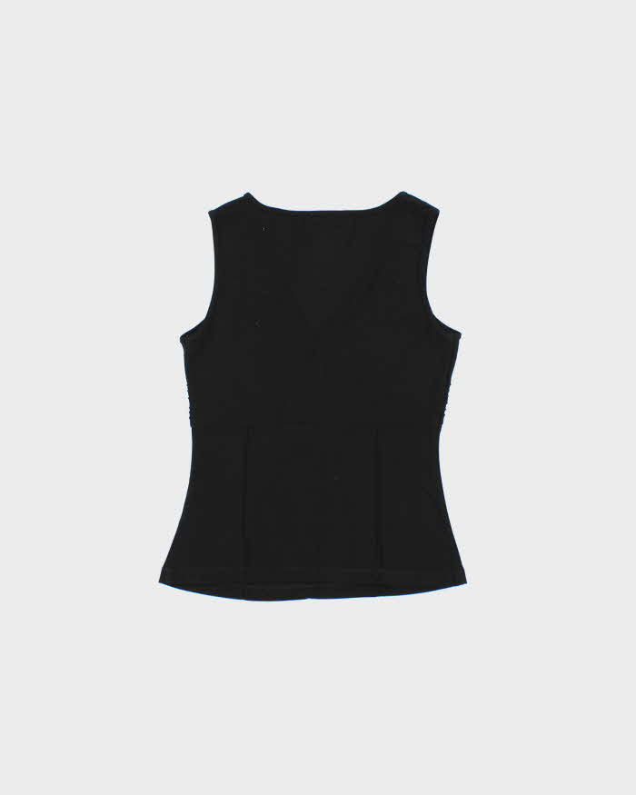 Vintage Y2k 2000s The Station Ruffle Sleeveless Top - S