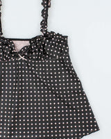 Vintage Y2k 2000s Polka Dot Satin Cami Top - L