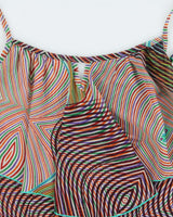 Vintage Y2k 2000s Re10 Striped Mesh Cami Top - S