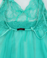 Vintage Y2k 2000s Avid Love Mesh &amp; Lace Fairy Hem Cami Top - M