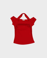 Vintage Y2k 2000s Sirens Halter Neck Cap Sleeve Top - XS